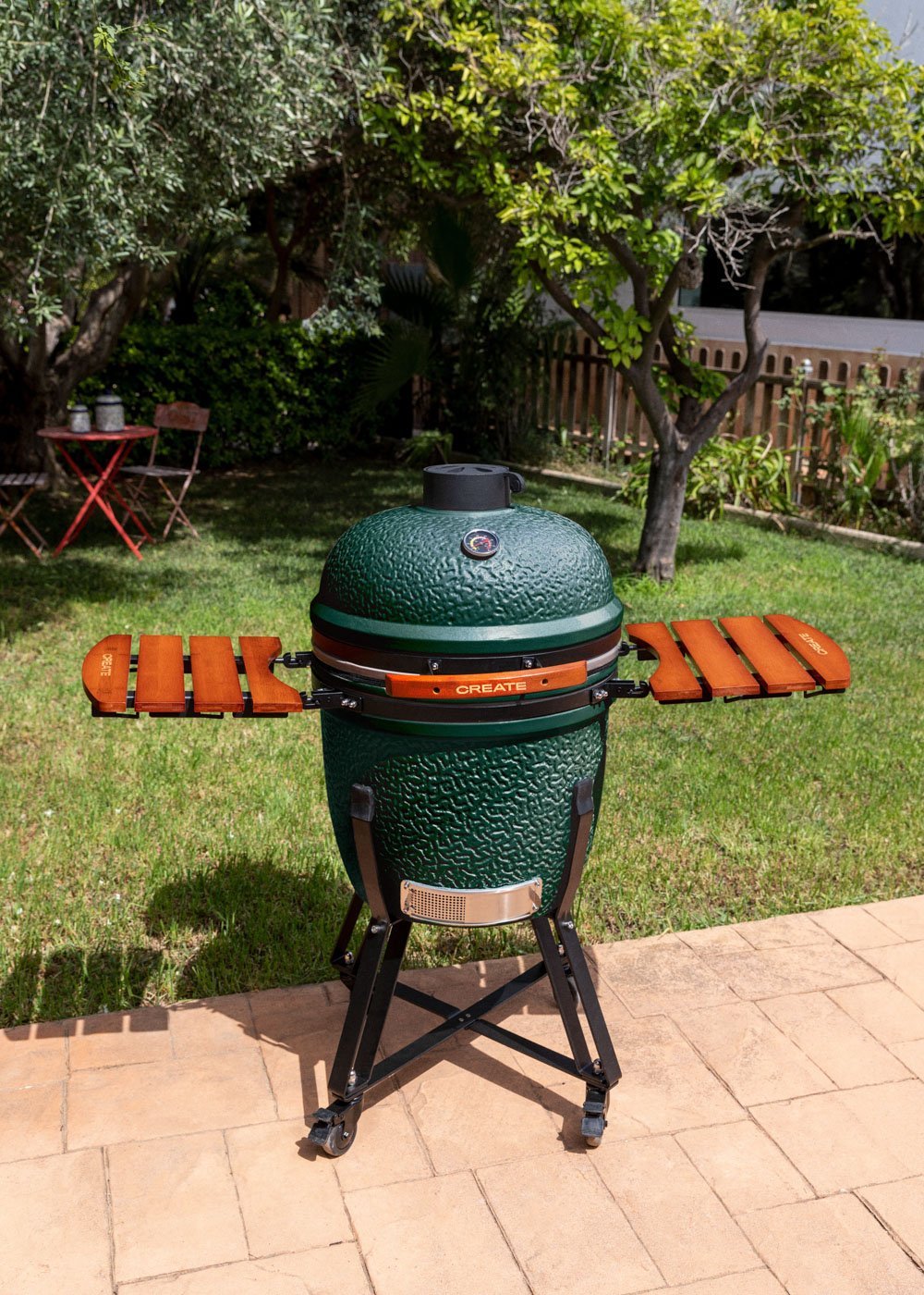 CREATE - BBQ KAMADO - Ceramiczny grill z wedzarnia, obrazek w galerii 1