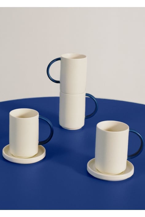 CREATE - COBALTO COLLECTION - Ceramiczny zestaw do herbaty