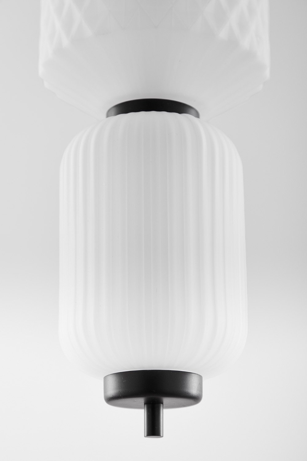 Lampa sufitowa LED Necsar z żelaza i szkła, obrazek w galerii 5