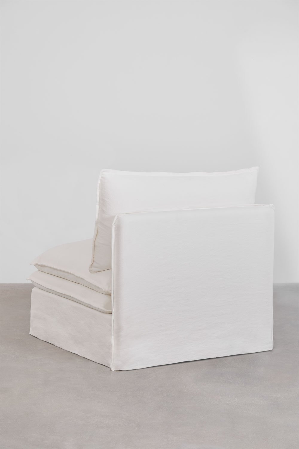 Sofa modułowy 3-częściowy z lnu i bawełny Grace, obrazek w galerii 8