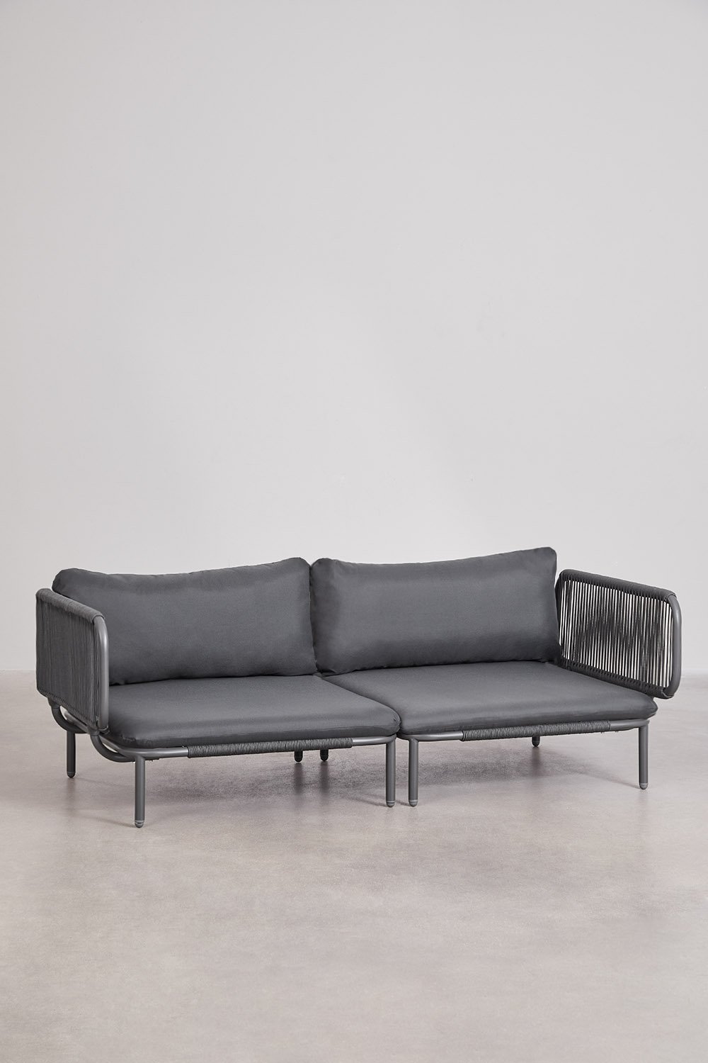 Dwuczęściowa modułowa sofa ogrodowa z 2 narożnikami Roubly, obrazek w galerii 2