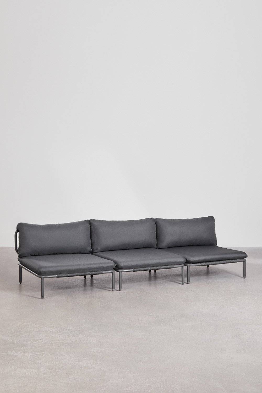 3-częściowa modułowa sofa ogrodowa Roubly, obrazek w galerii 2