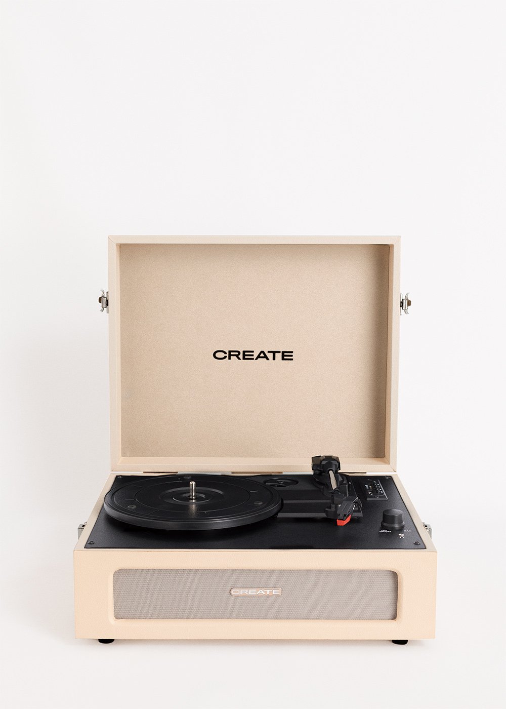 CREATE - RECORD PLAYER COMPACT - Gramofon Retro z Bluetooth, USB, MicroSD y MP3 record/player, obrazek w galerii 1