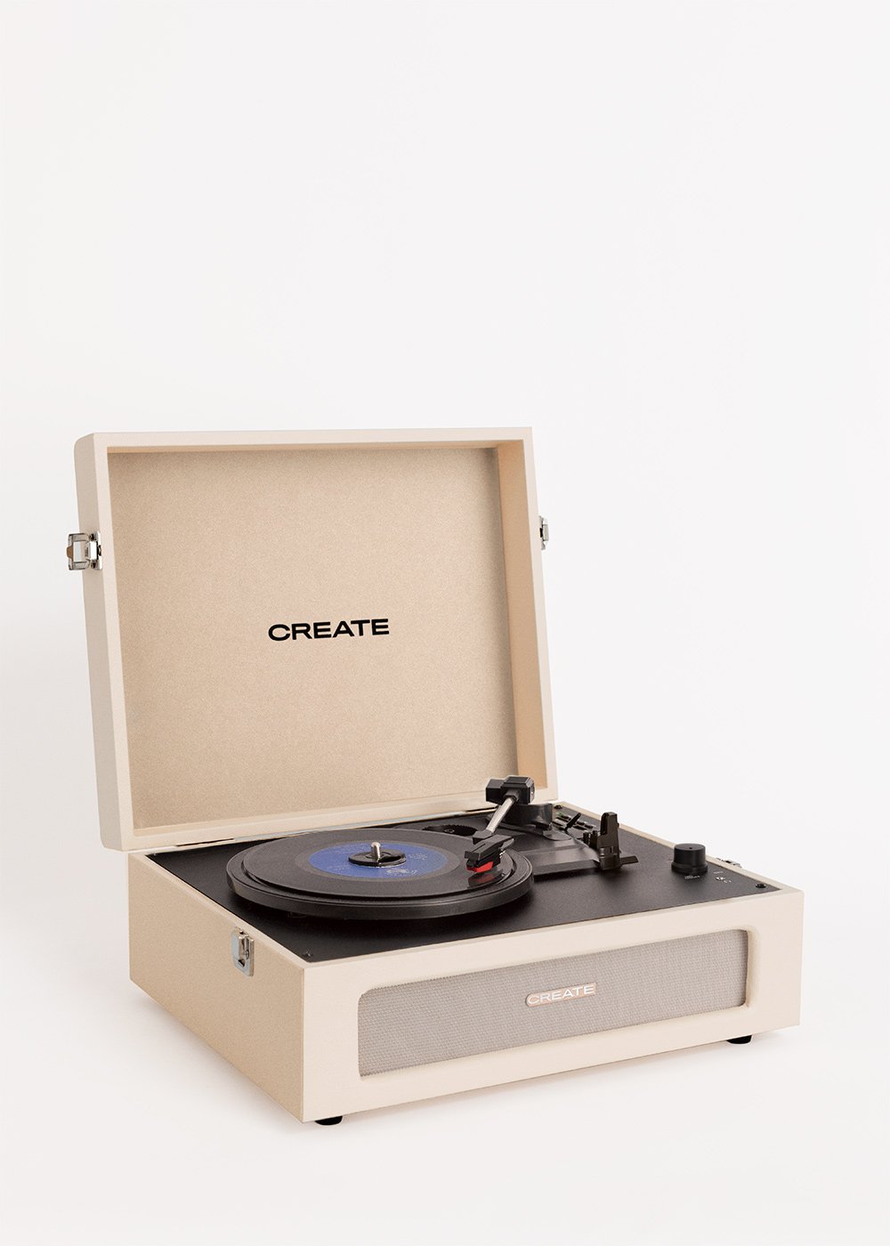 CREATE - RECORD PLAYER COMPACT - Gramofon Retro z Bluetooth, USB, MicroSD y MP3 record/player, obrazek w galerii 2