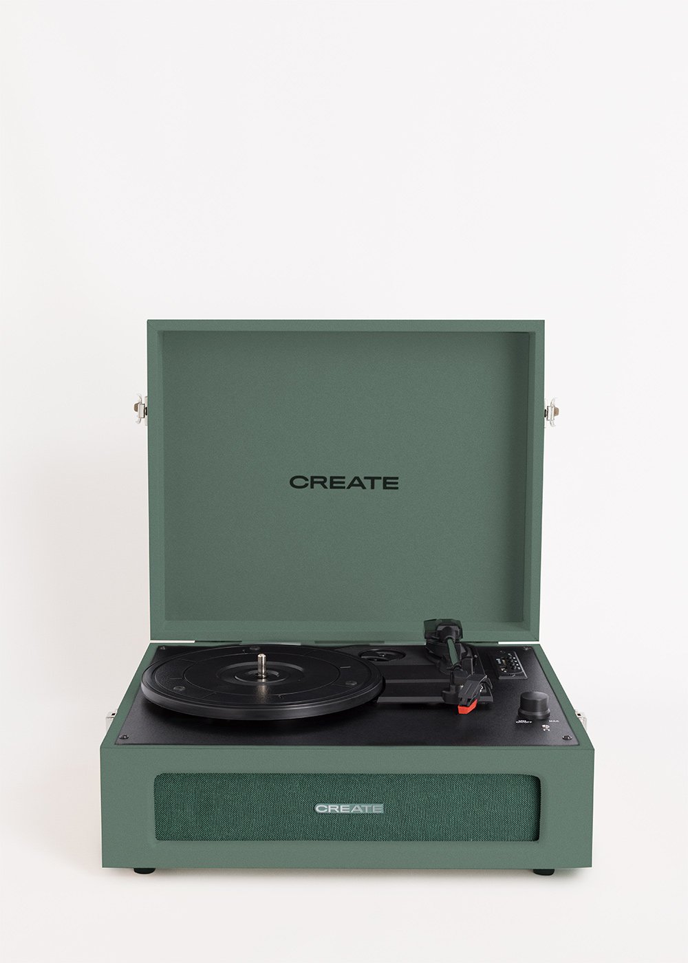 CREATE - RECORD PLAYER COMPACT - Gramofon Retro z Bluetooth, USB, MicroSD y MP3 record/player, obrazek w galerii 1