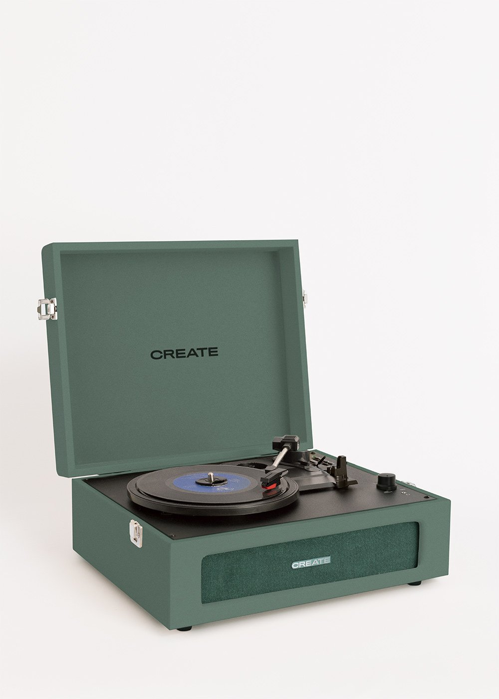 CREATE - RECORD PLAYER COMPACT - Gramofon Retro z Bluetooth, USB, MicroSD y MP3 record/player, obrazek w galerii 2