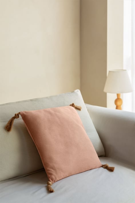 Poduszka bawełniana kwadratowa (45x45 cm) Almiz