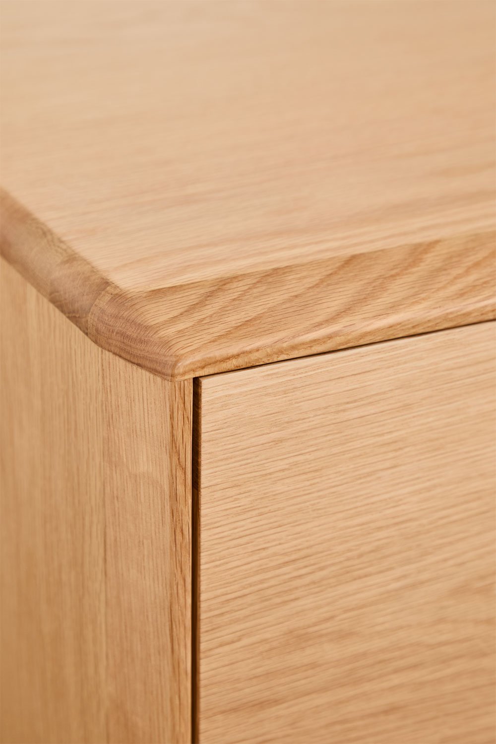 Szafka RTV 180x45 cm z drewna dębowego Treveris, obrazek w galerii 5