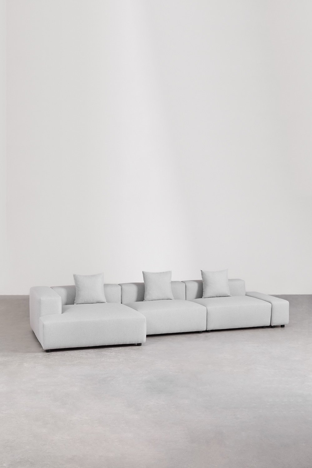 Modułowa sofa z szezlongiem narożnym lewym, 3-częściowa ↔︎375 cm Bruna, obrazek w galerii 3373656