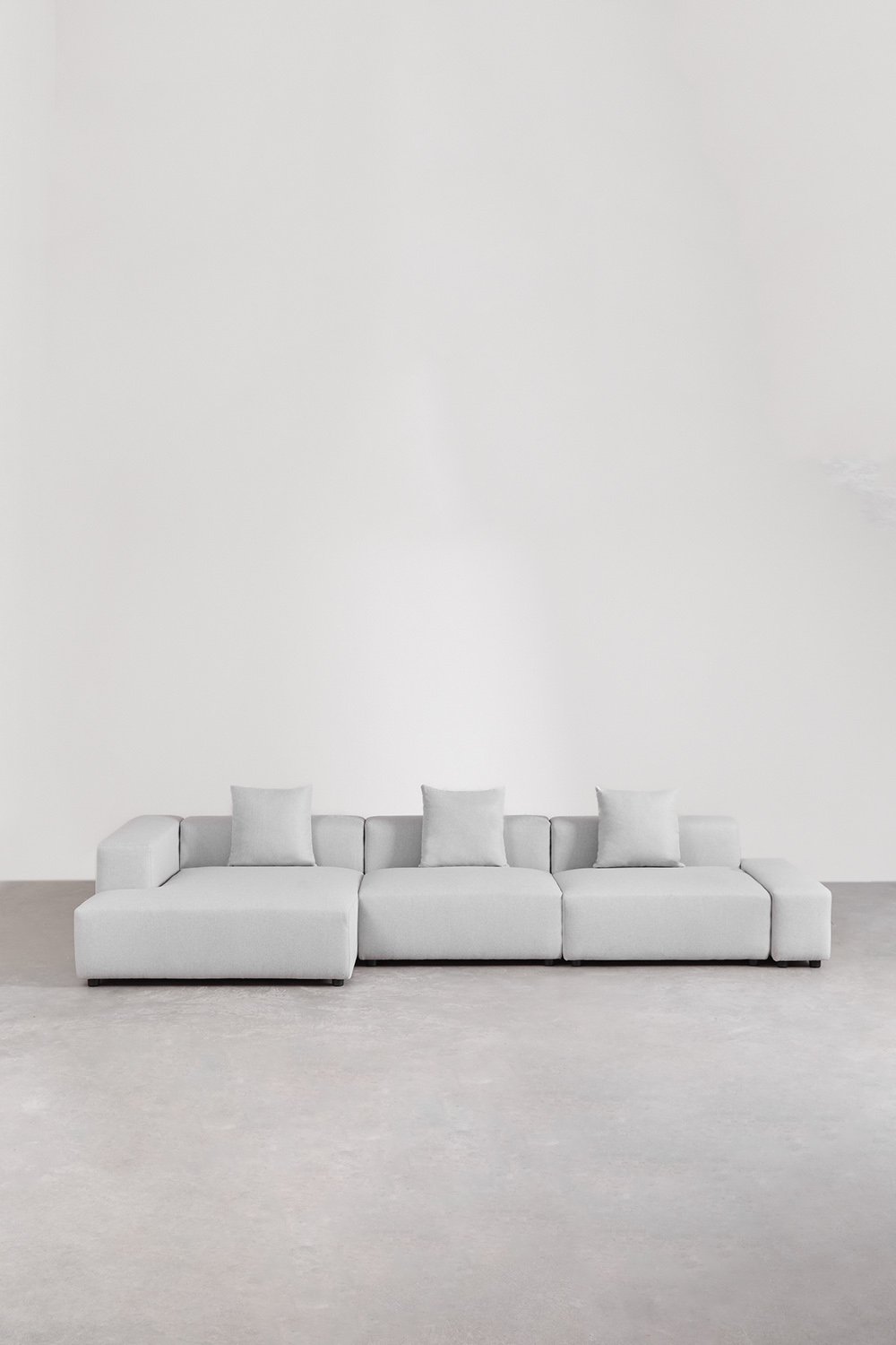 Modułowa sofa z szezlongiem narożnym lewym, 3-częściowa ↔︎375 cm Bruna, obrazek w galerii 3373666