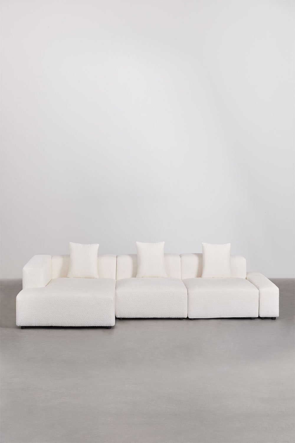 Modułowa sofa z szezlongiem narożnym lewym, 3-częściowa ↔︎375 cm Bruna, obrazek w galerii 3381315
