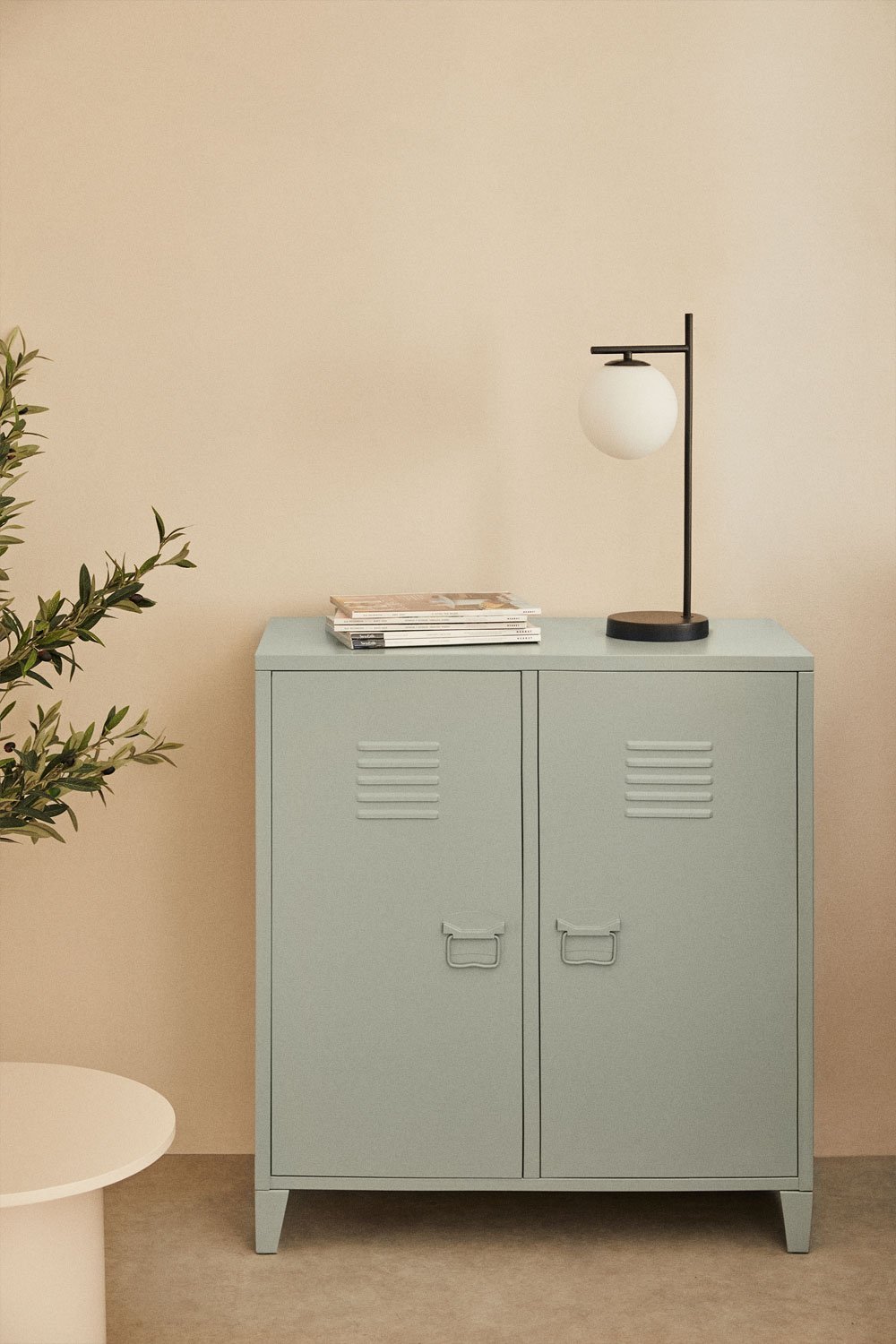 Kredens Pohpli Steel z 2 drzwiami, obrazek w galerii 7