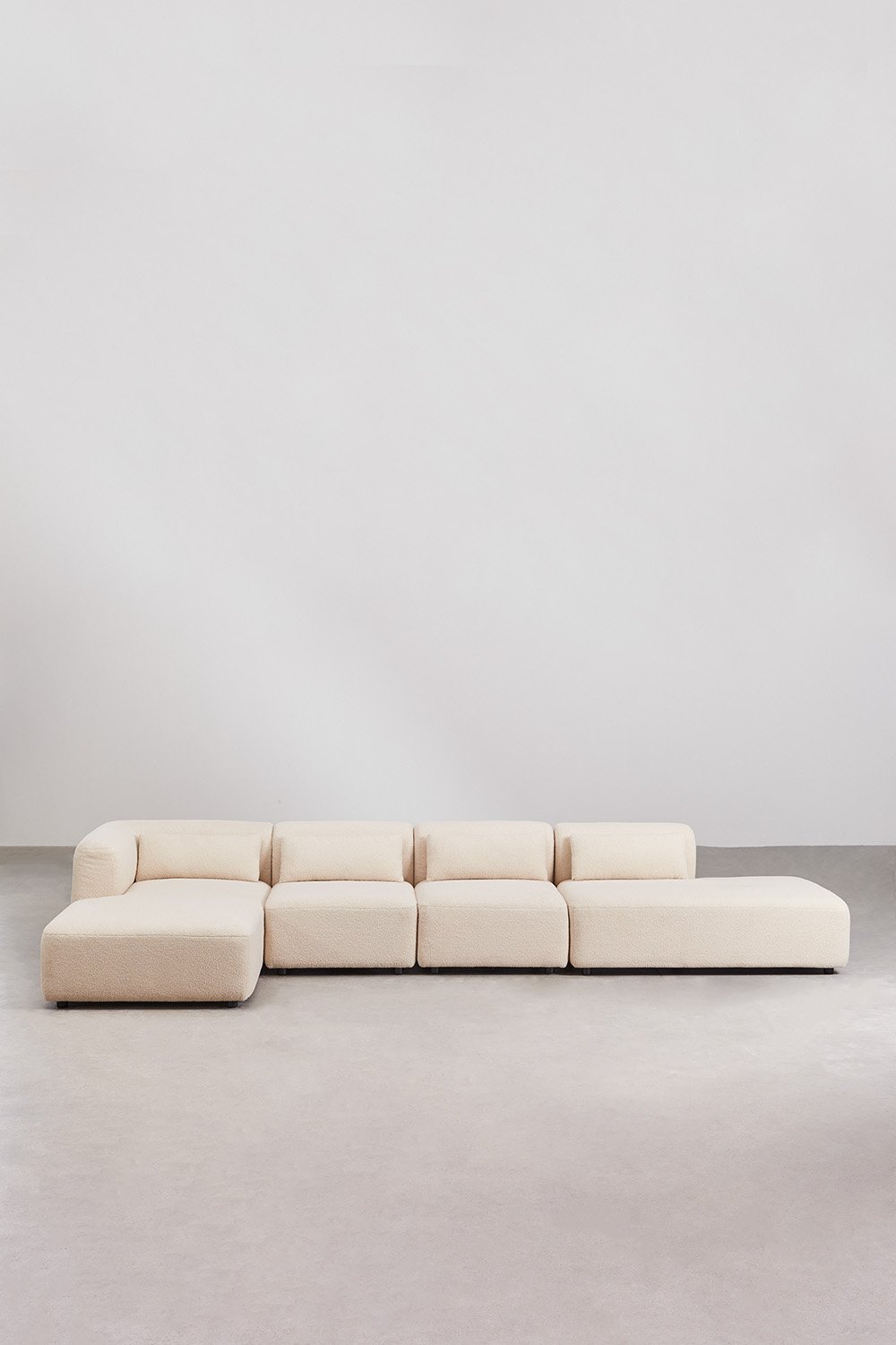 Sofa modułowy narożnik lewy 4-częściowy z szezlongiem Fogler, obrazek w galerii 4