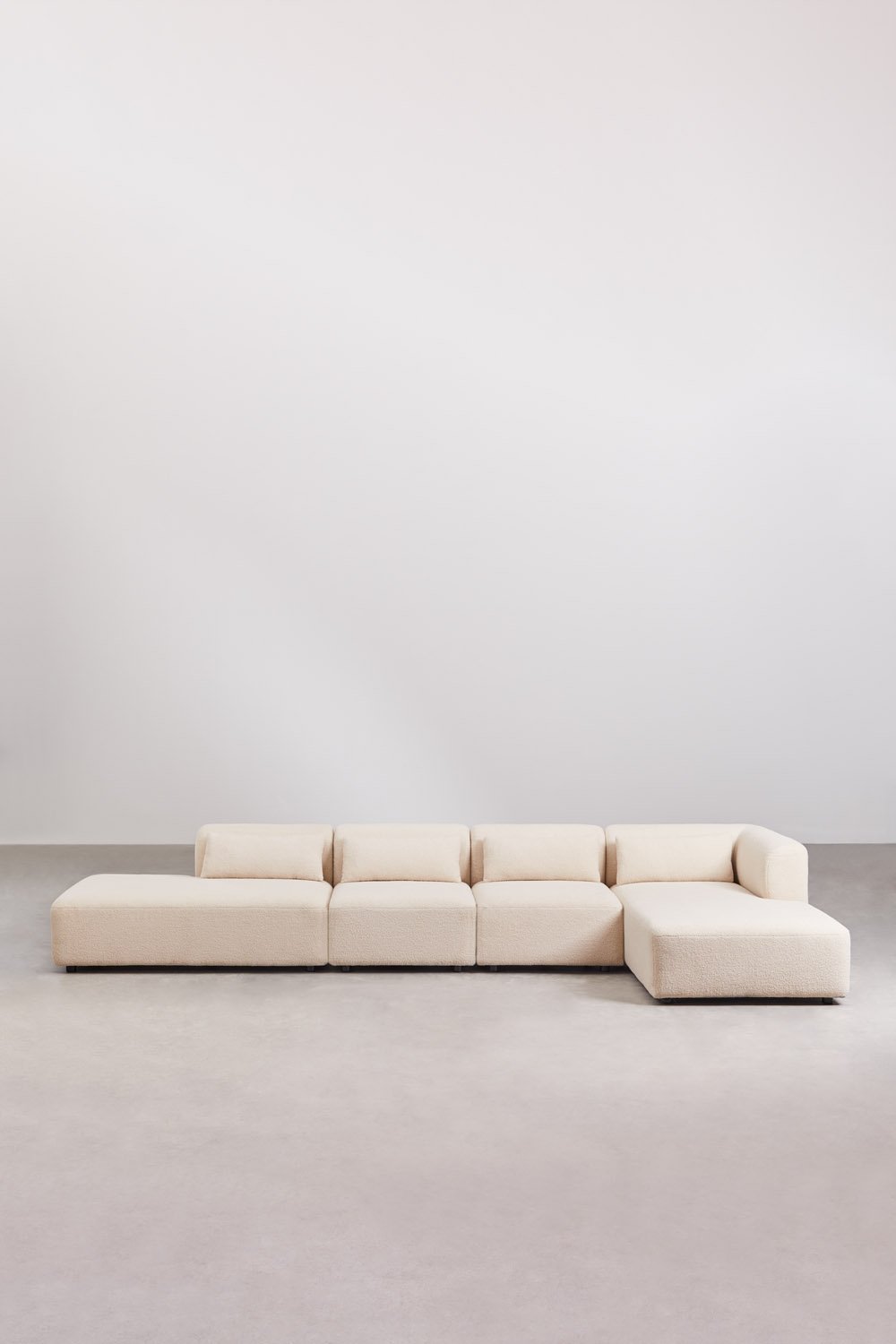 4-częściowa modułowa sofa narożna z szezlongiem Fogler, obrazek w galerii 3