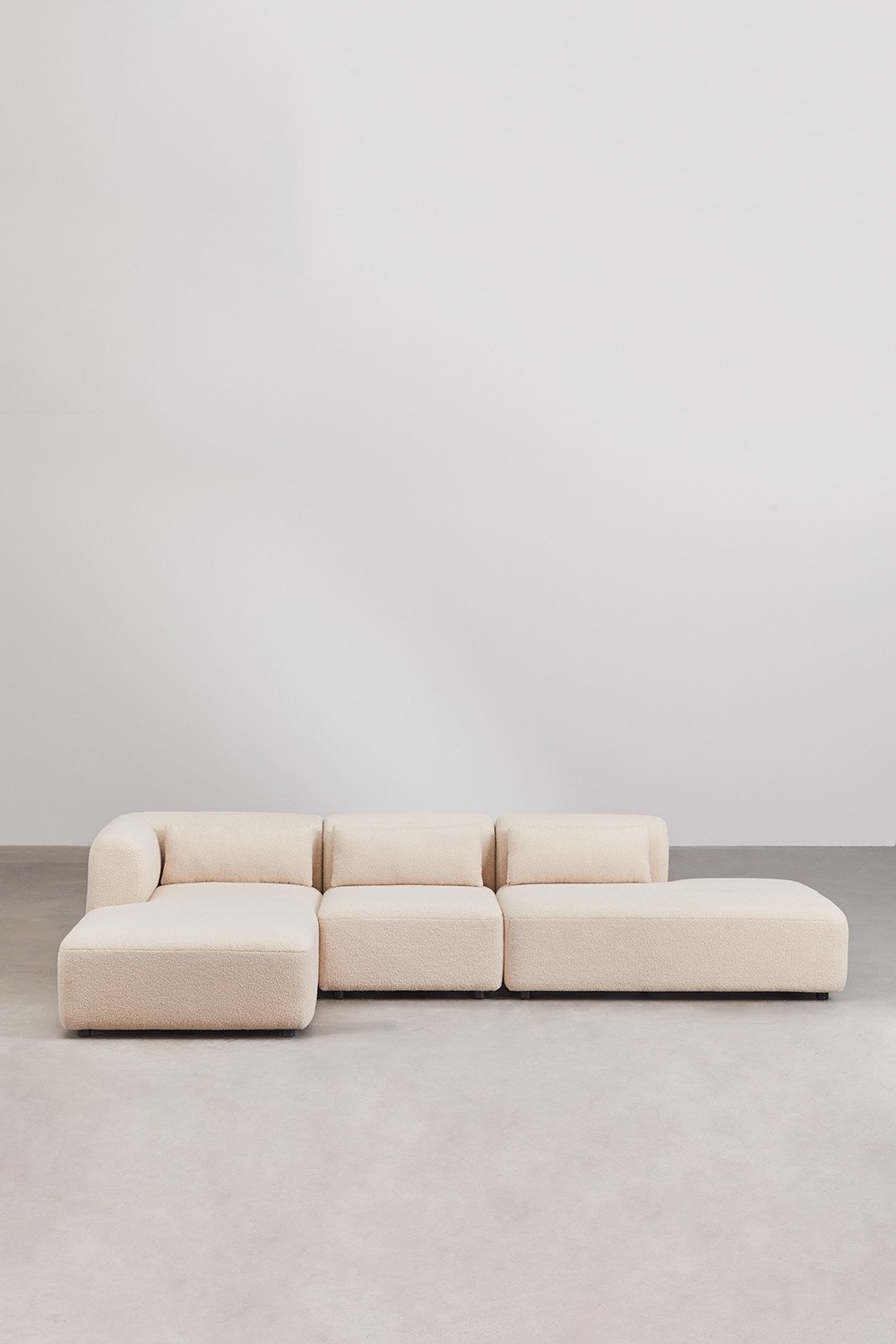 Modułowa sofa z leżanką po lewej stronie, 3-częściowa z szezlongiem Fogler, obrazek w galerii 3