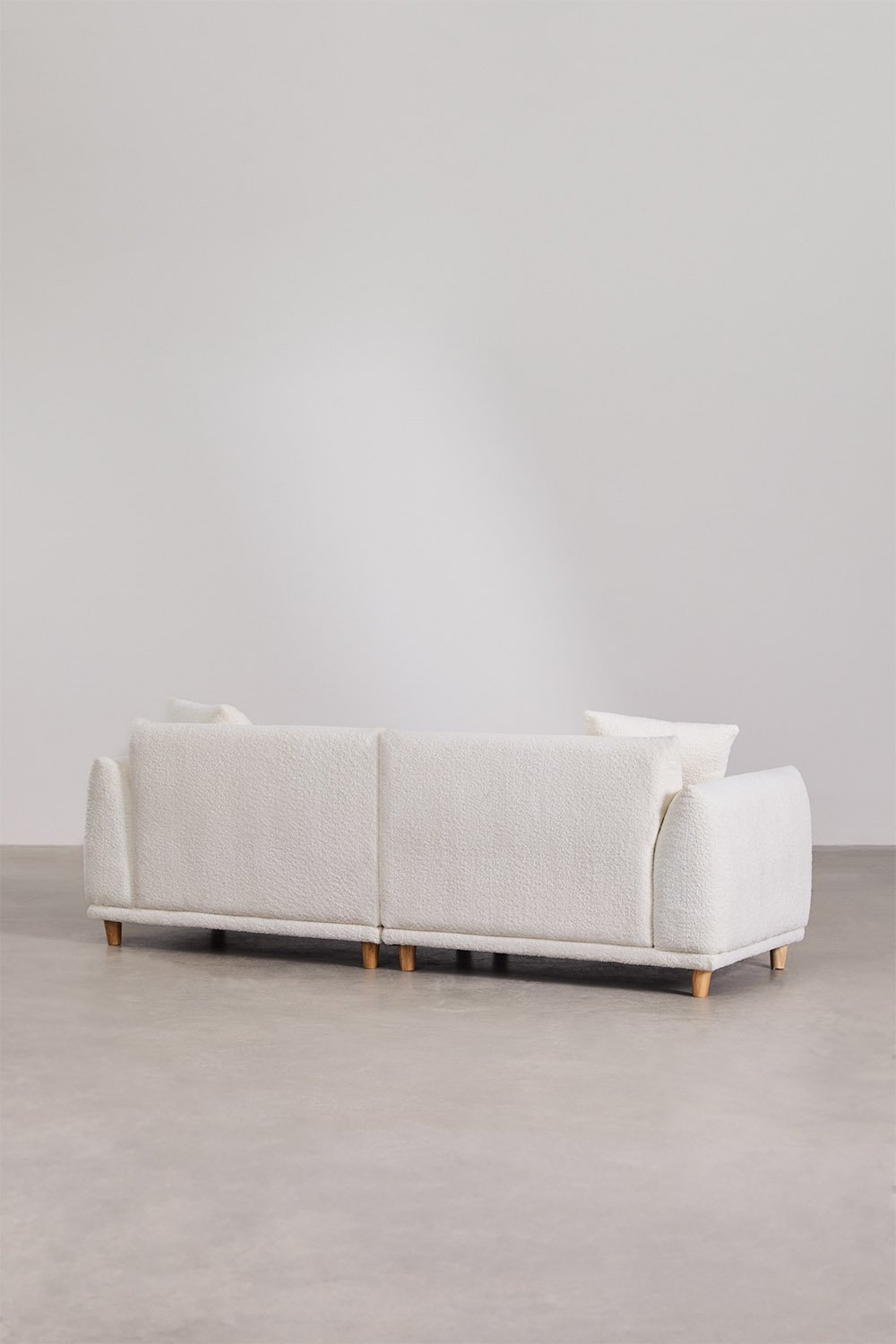 Sofa 3-osobowa z tkaniny Eracli bouclé, obrazek w galerii 7