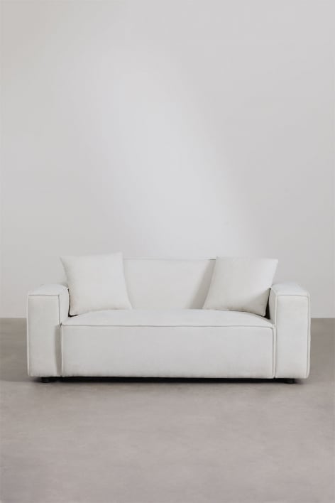Sofa 2-osobowa z tkaniny bouclé Basian