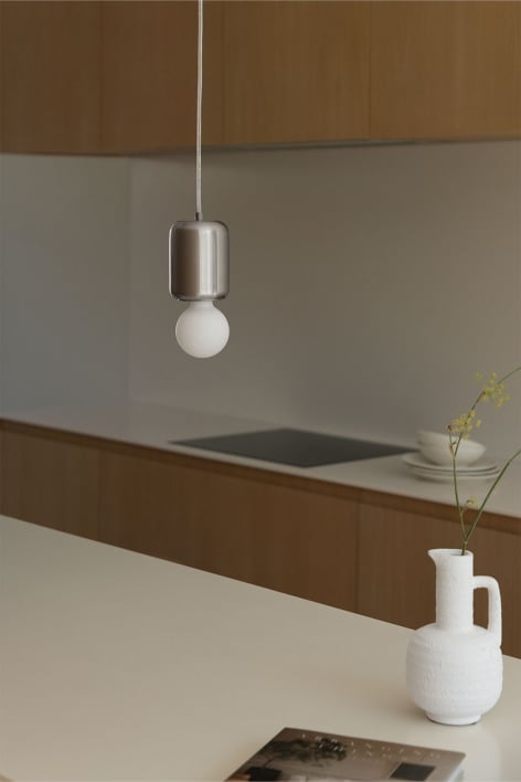 Metalowa lampa sufitowa Zabarny