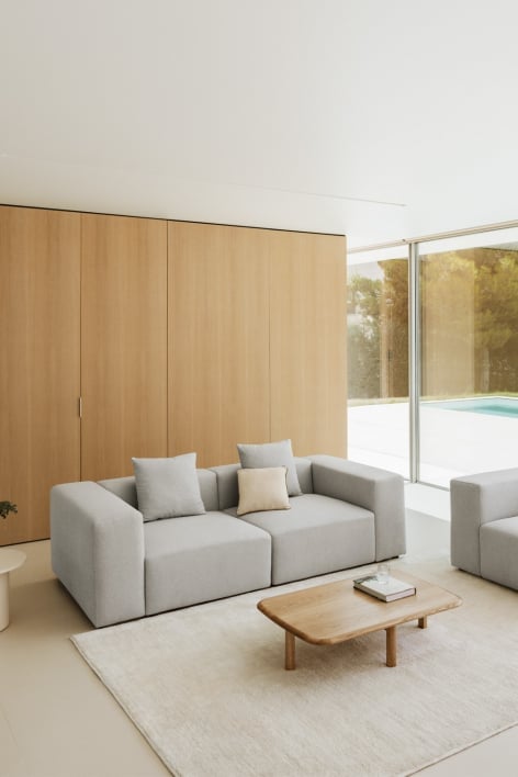 Modułowa sofa 2-częściowa (↔︎230 cm) z wysokim podłokietnikiem Bruna