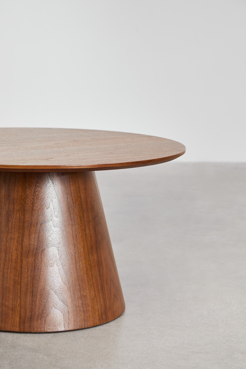 Okrągły stolik kawowy Ø80 cm z drewna Aura, obrazek w galerii 3