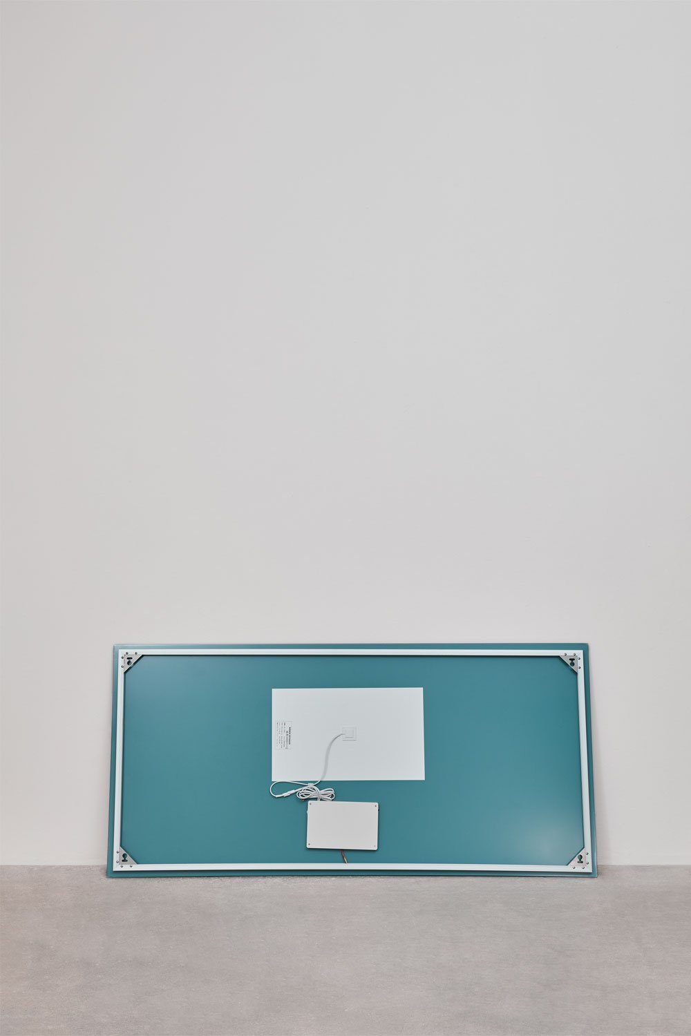 Lustro ścienne prostokątne 140x75 cm do łazienki z oświetleniem LED i funkcją przeciwmgielną Riben, obrazek w galerii 7