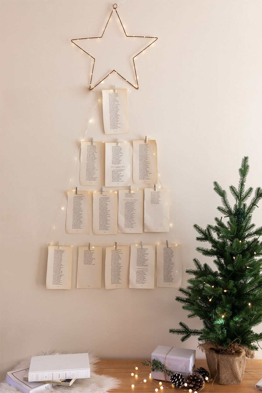 Girlanda dekoracyjna LED 3,50 m z klipsami Inça, obrazek w galerii 7