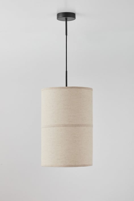 Lampa sufitowa z bawełny pochodzącej z recyklingu Olinda