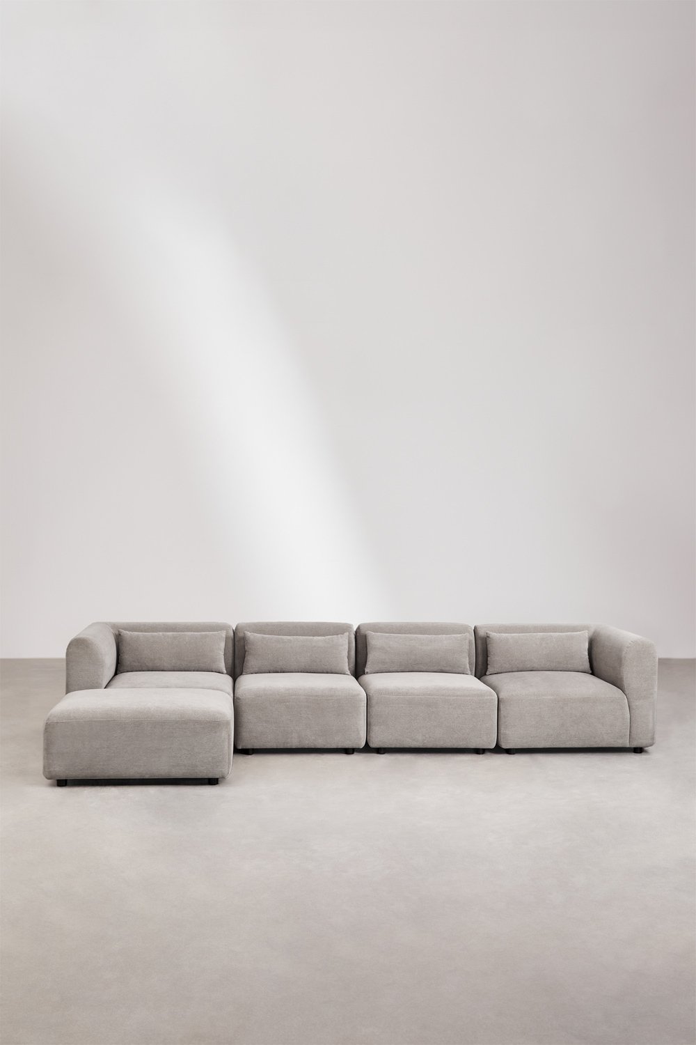 4-częściowa sofa modułowa z pufem Fogler, obrazek w galerii 4