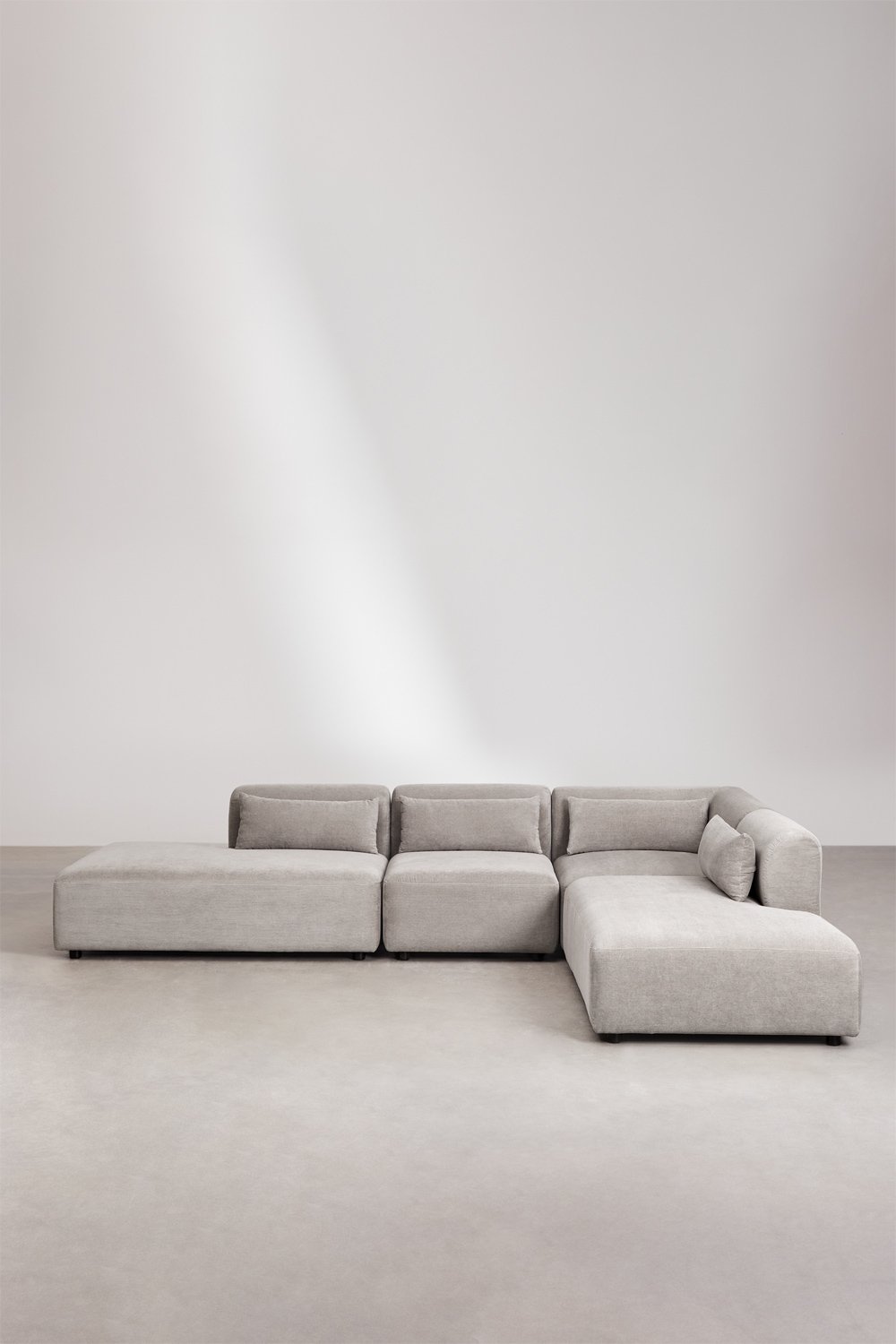 Fogler 4-częściowa narożna sofa modułowa z podwójnym szezlongiem, obrazek w galerii 3