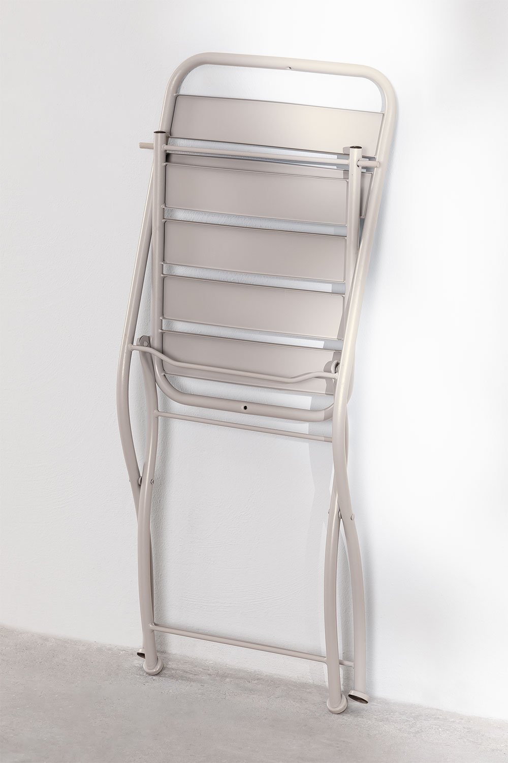 Zestaw 4 składanych krzeseł do jadalni z metalu Janti, obrazek w galerii 8