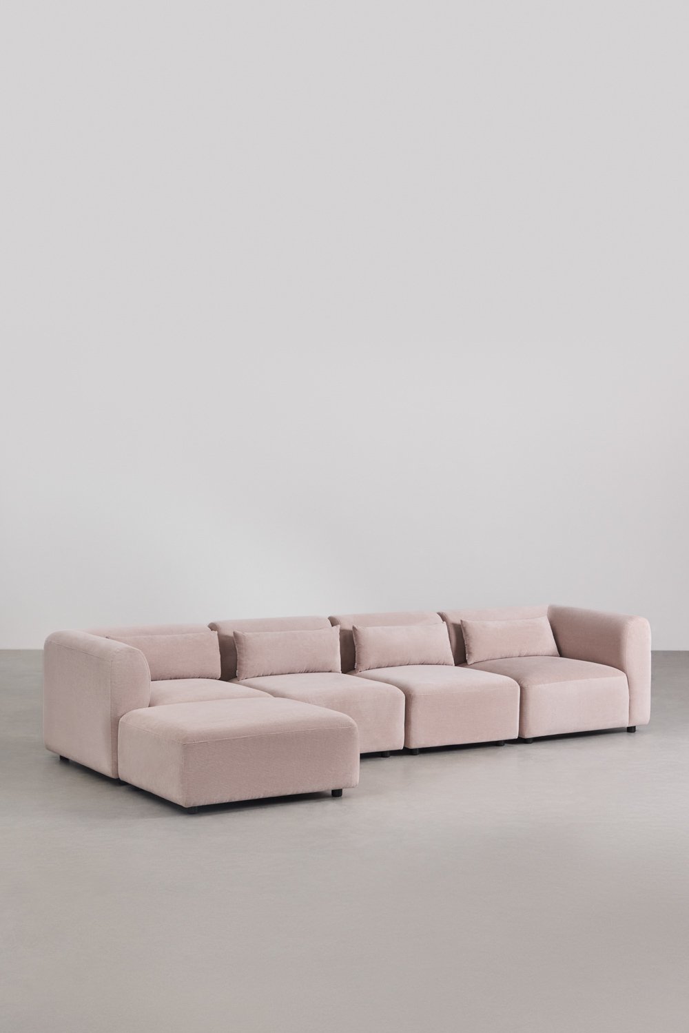 4-częściowa sofa modułowa z pufą Fogler      , obrazek w galerii 1