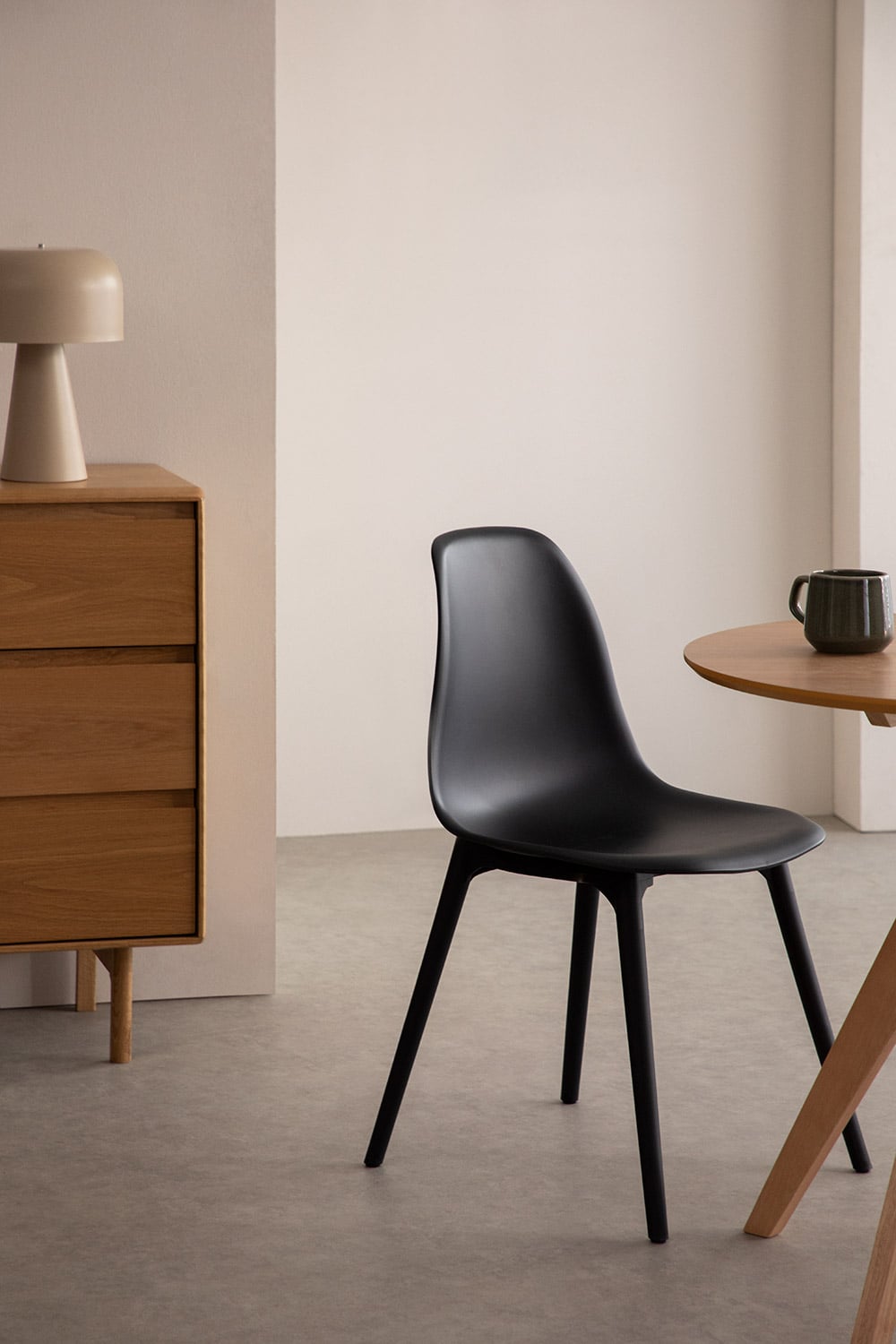 Zestaw 4 krzeseł jadalnianych z polipropylenu Scand, obrazek w galerii 8