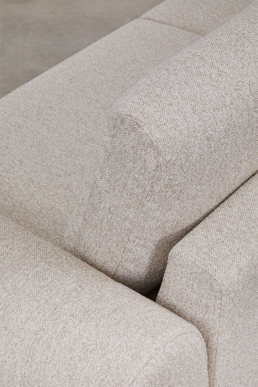 Rozkładana sofa trzyosobowa z tkaniny bouclé Ohio, obrazek w galerii 10