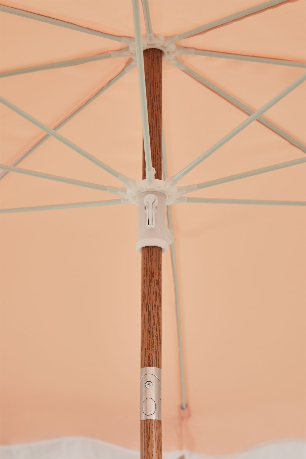 Parasol Jarko Ø230 cm z tkaniny i stali, obrazek w galerii 5