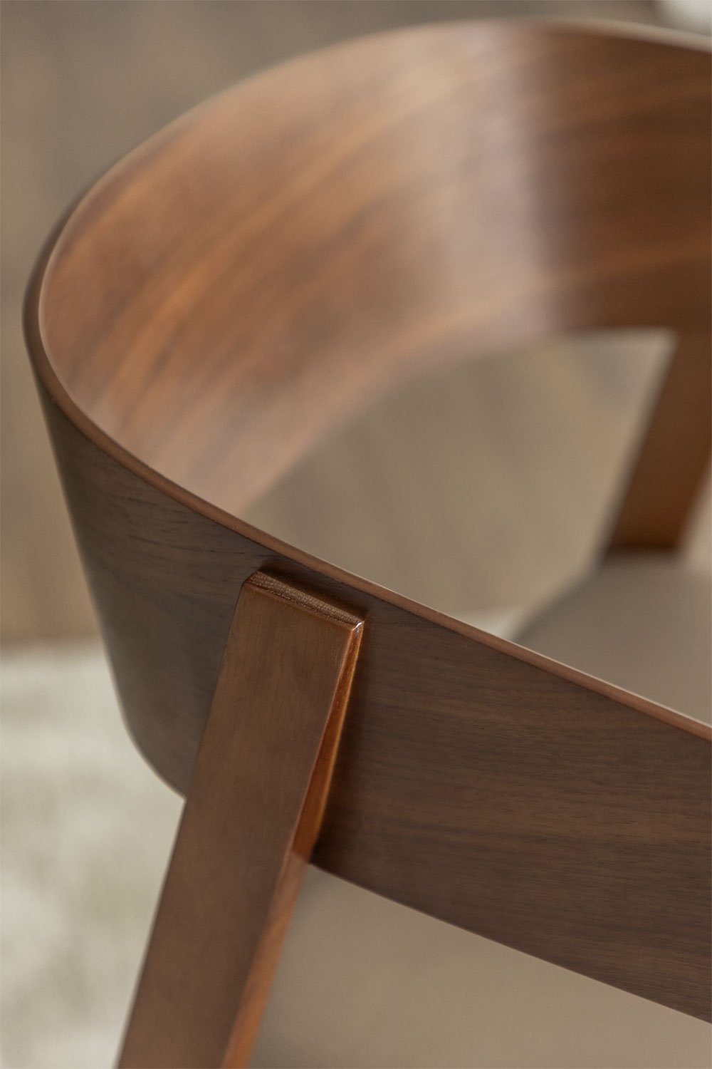 Drewniane krzesło do jadalni Olsen , obrazek w galerii 2