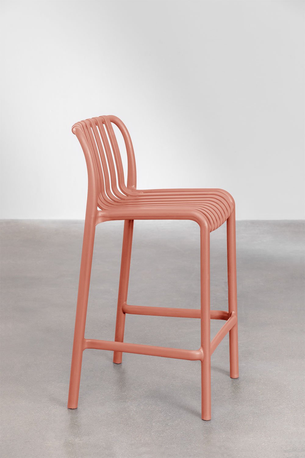 Krzesło barowe Wendell Stackable Polypropylene, obrazek w galerii 2