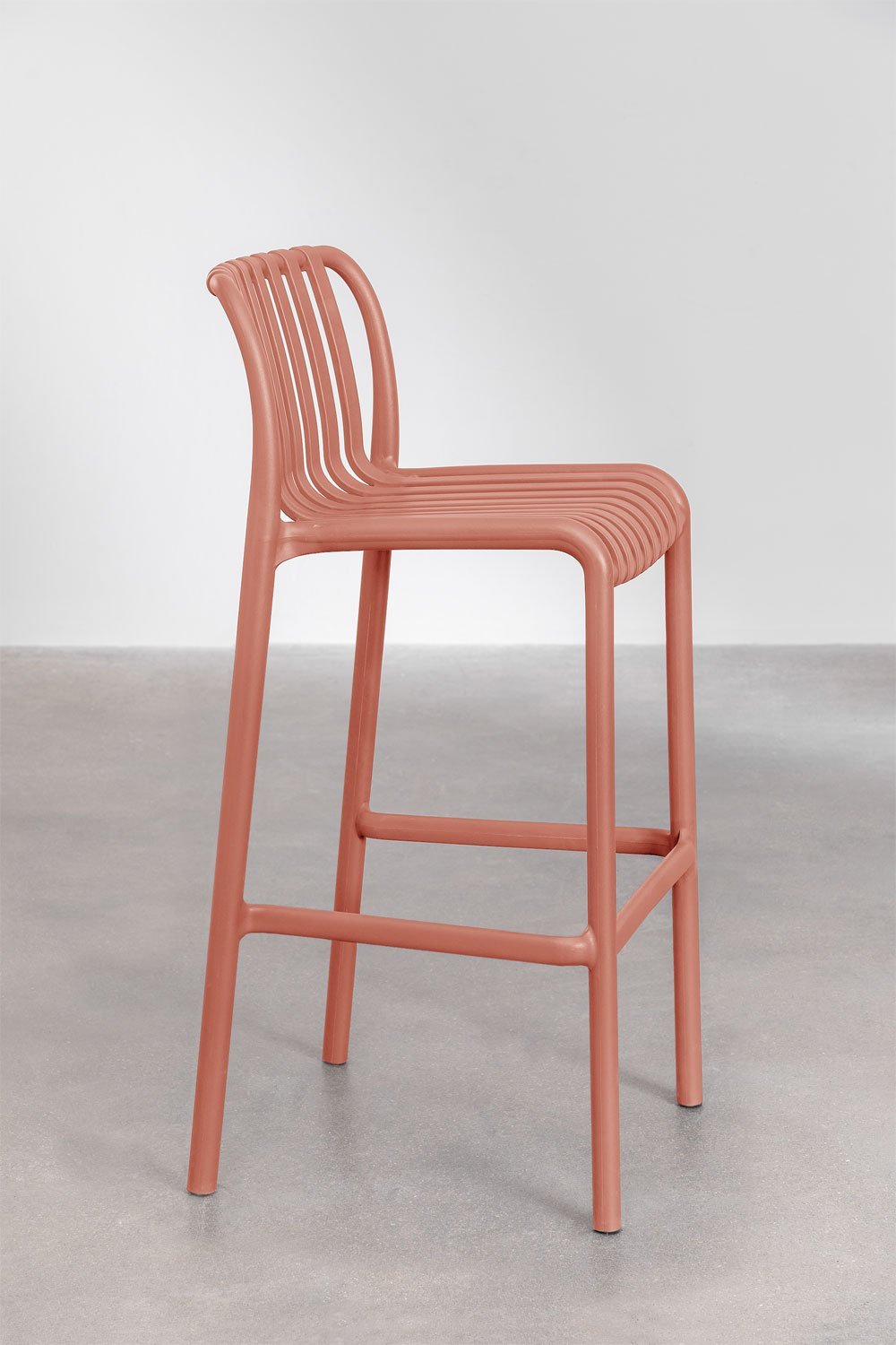 Krzesło barowe Wendell Stackable Polypropylene, obrazek w galerii 2