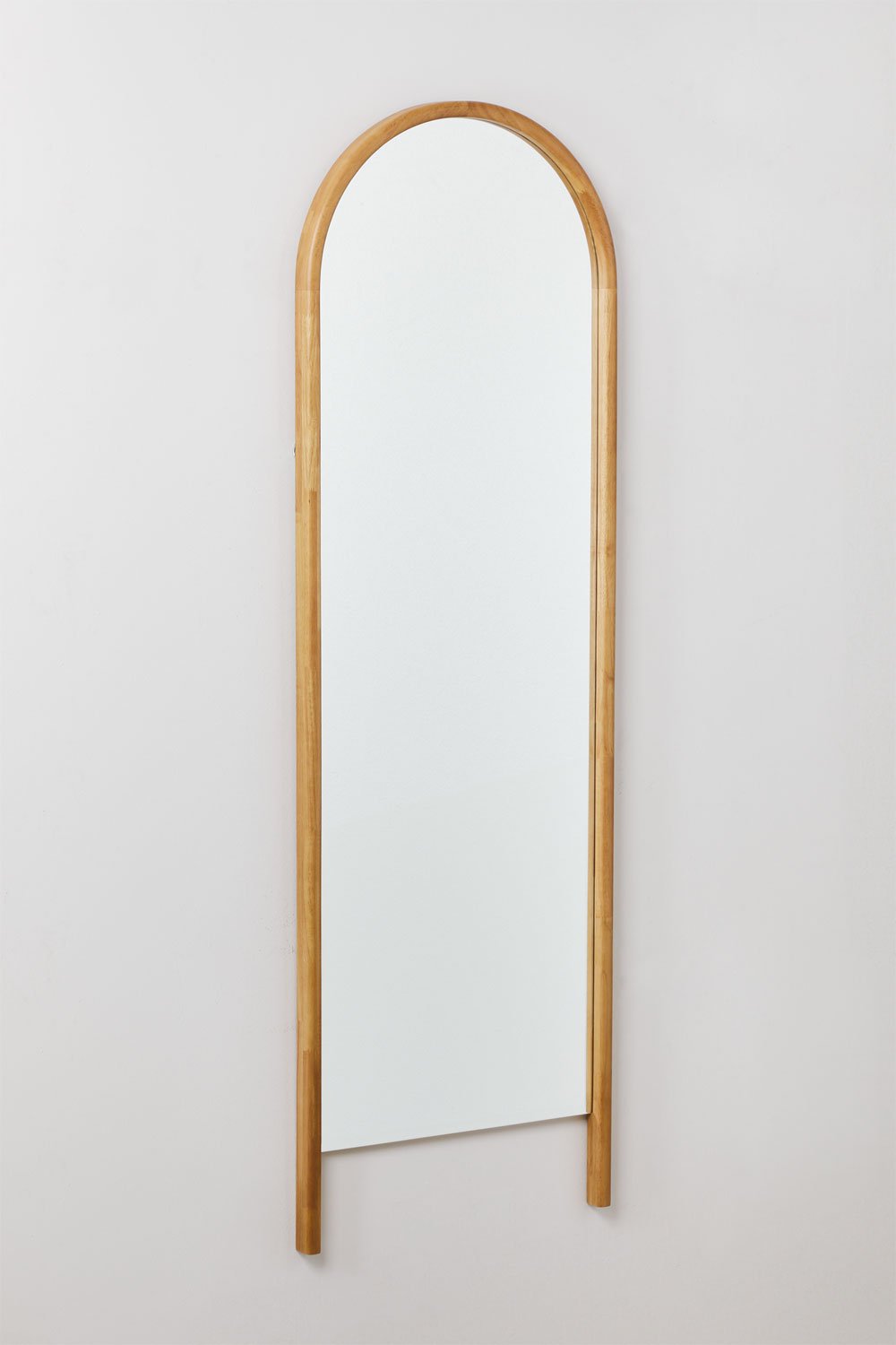 Lustro ścienne 178 x 58 cm z drewna dębowego Ovidia, obrazek w galerii 3