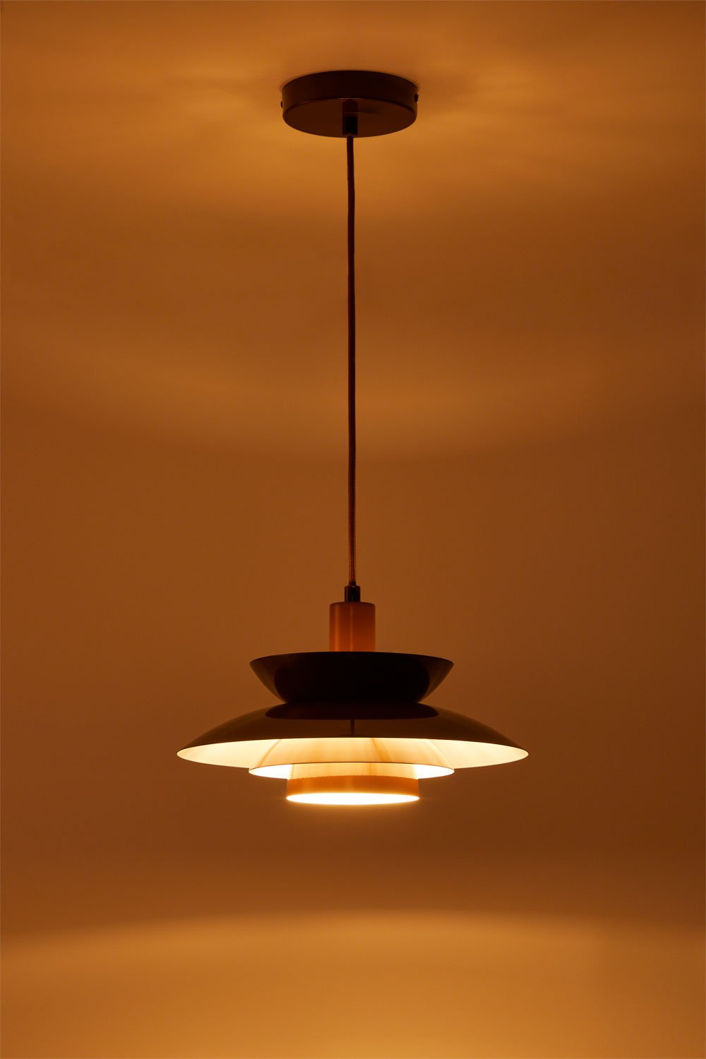 Lampa sufitowa Alicia z żelaza, obrazek w galerii 3