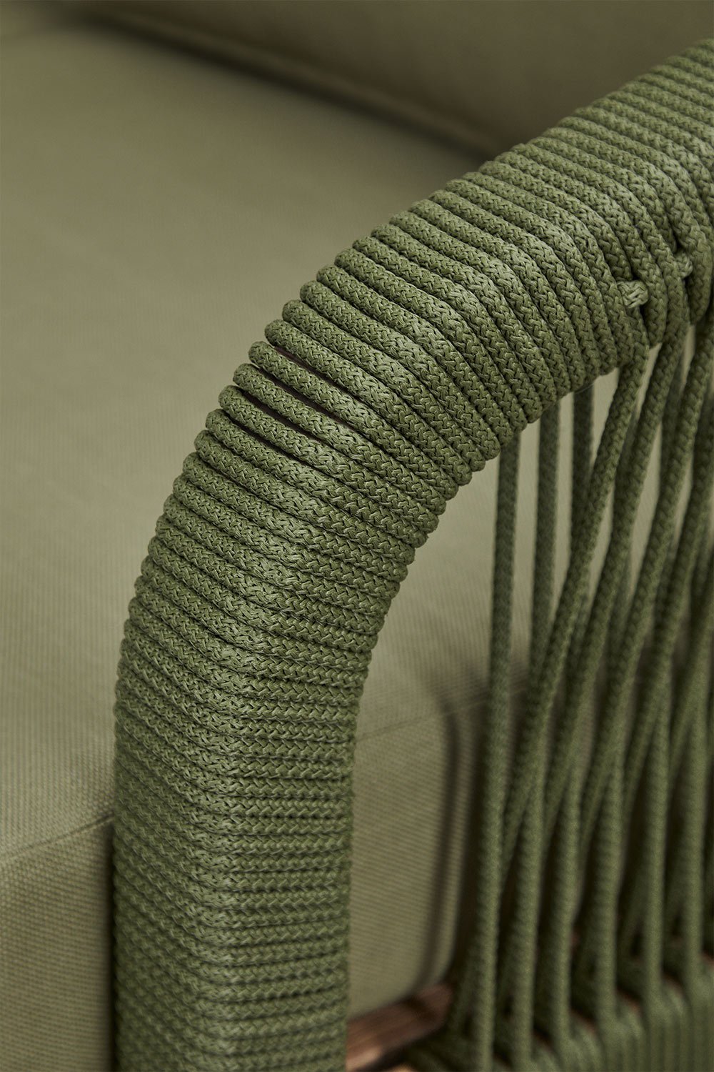 Sofa 3-osobowa z drewna akacjowego Dubai, obrazek w galerii 6