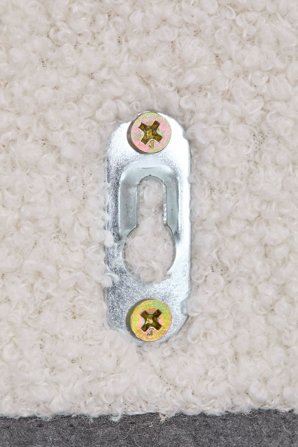 Wezgłowie łóżka 135cm z tkaniny bouclé Fausto, obrazek w galerii 7