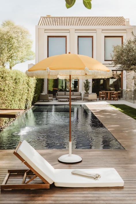 Parasol Miska Ø175 cm tkanina i stal