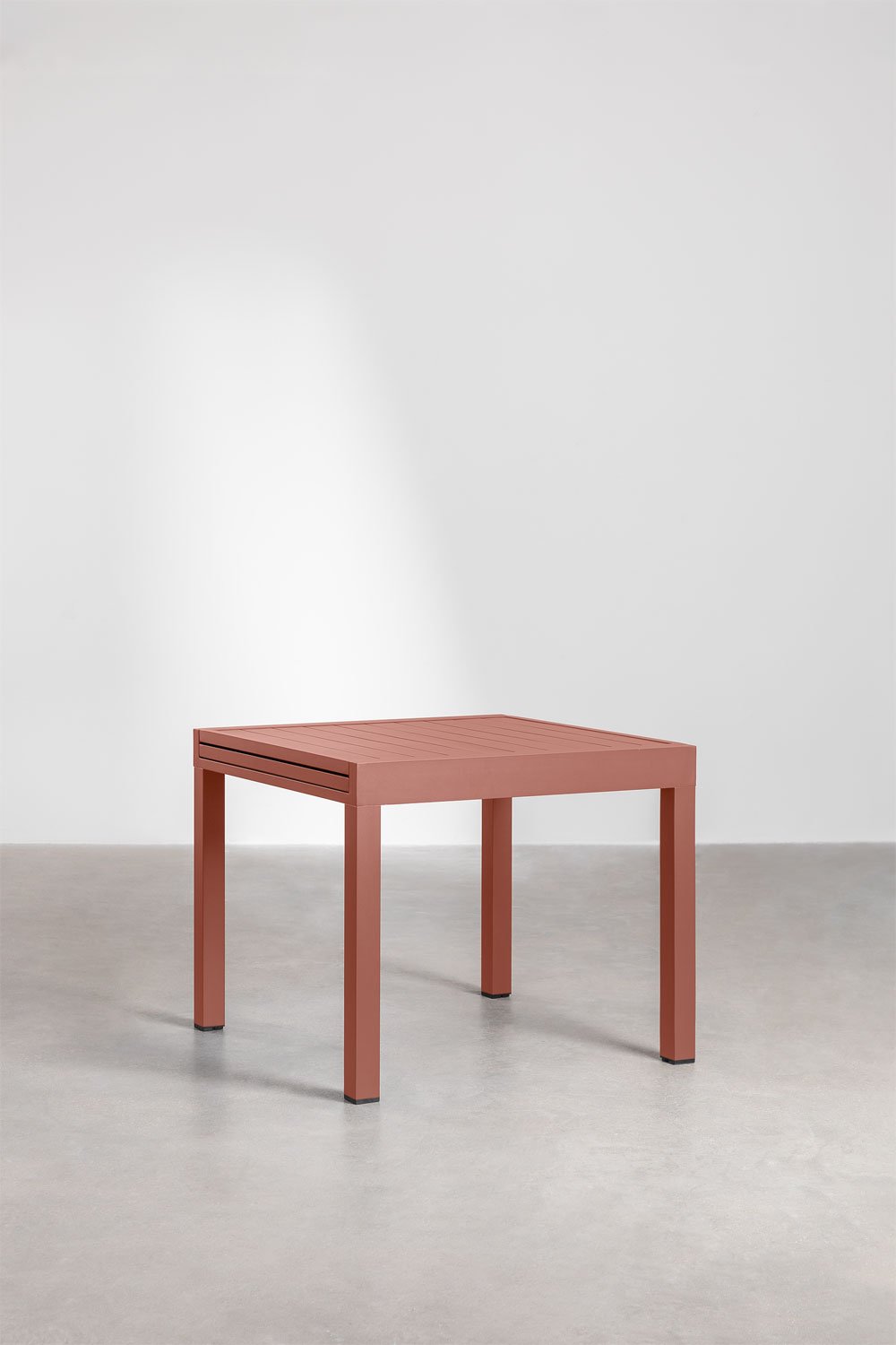 Rozkładany stół ogrodowy 90-180x90 cm z aluminium Starmi, obrazek w galerii 1