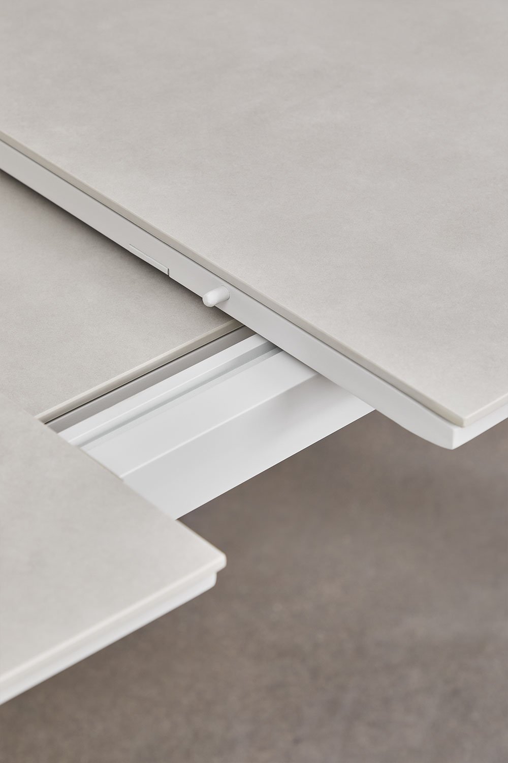 Zestaw stół rozkładany prostokątny 220-280x100 cm z ceramiki Zinti i 10 krzeseł ogrodowych z aluminium i tkaniny Roderise, obrazek w galerii 6