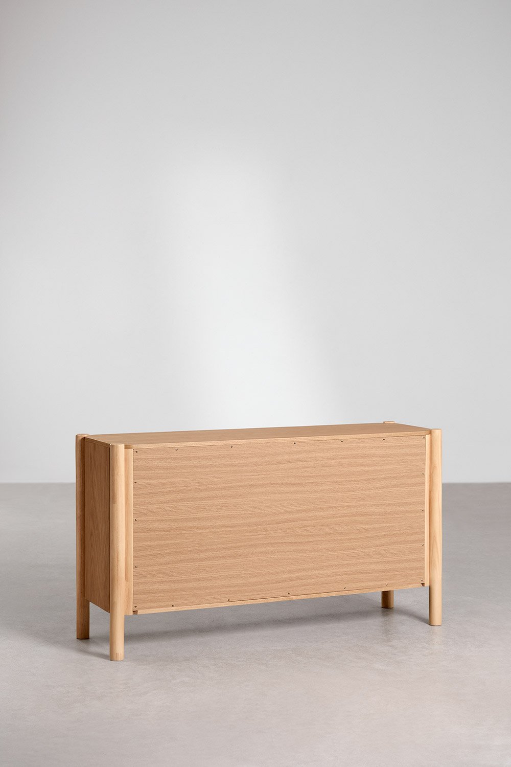 Komoda prostokątna 145x45 cm z płyty MDF z fornirem dębowym Munden, obrazek w galerii 5