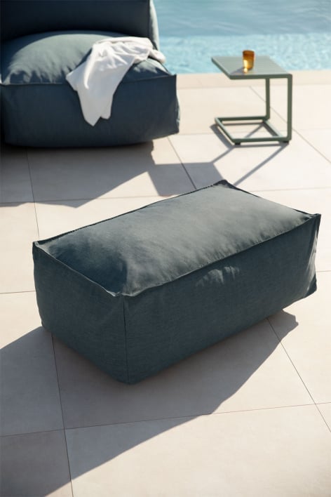 Pufa ogrodowa 110x65 cm z tkaniny Dojans