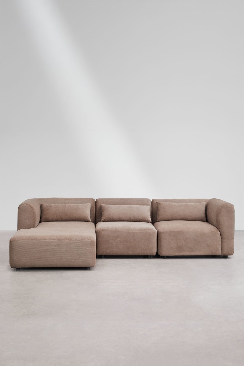 Sofa modułowa Fogler 3-częściowa, lewa, z leżanką, obrazek w galerii 4