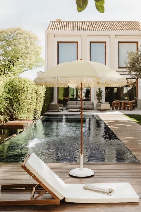 Parasol Miska Ø175 cm tkanina i stal