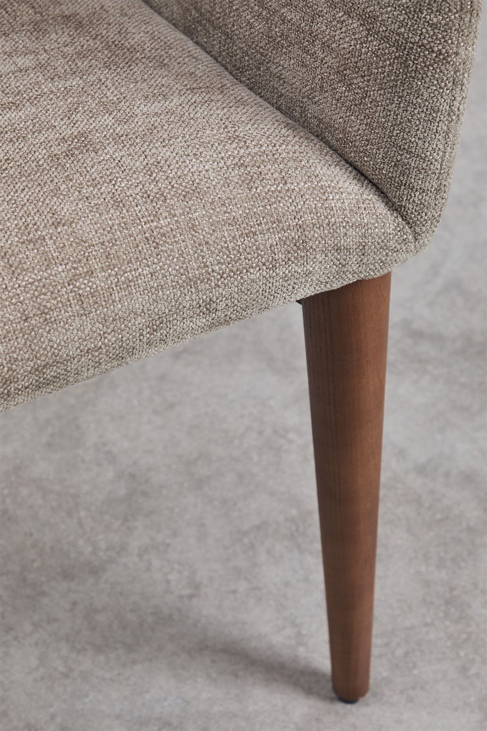 Zestaw 4 krzeseł tapicerowanych Bunia z podłokietnikami, obrazek w galerii 7