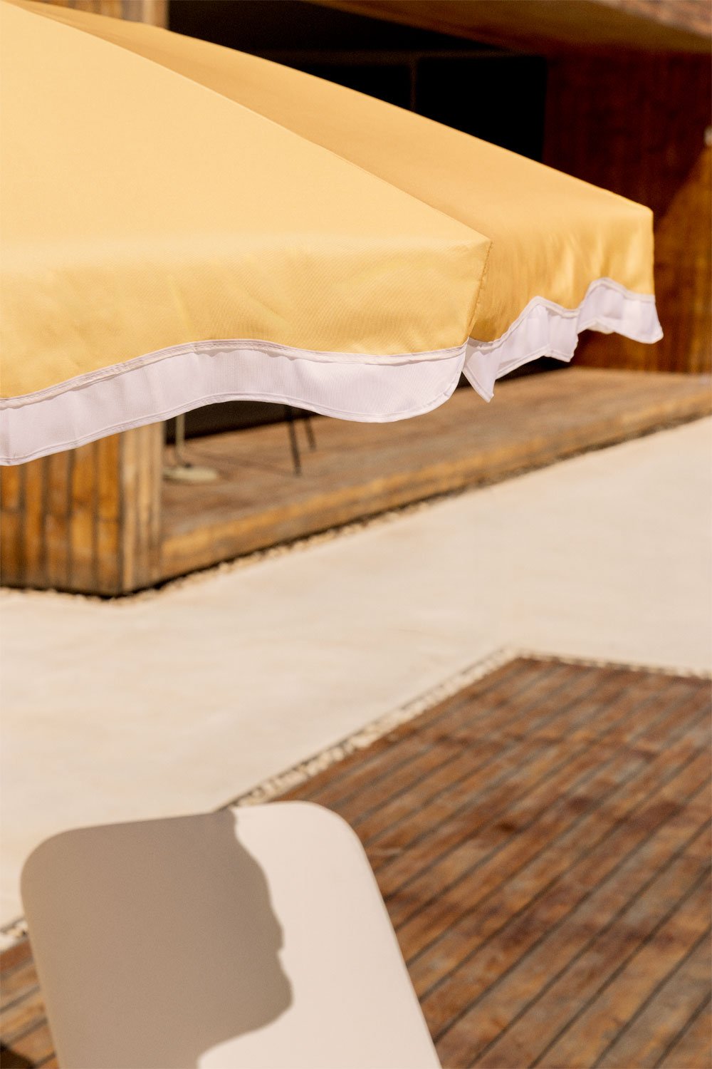 Parasol Jarko Ø230 cm z tkaniny i stali, obrazek w galerii 2